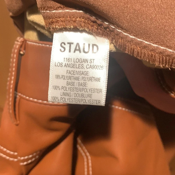 New STAUD domino faux leather pants - Picture 7 of 8